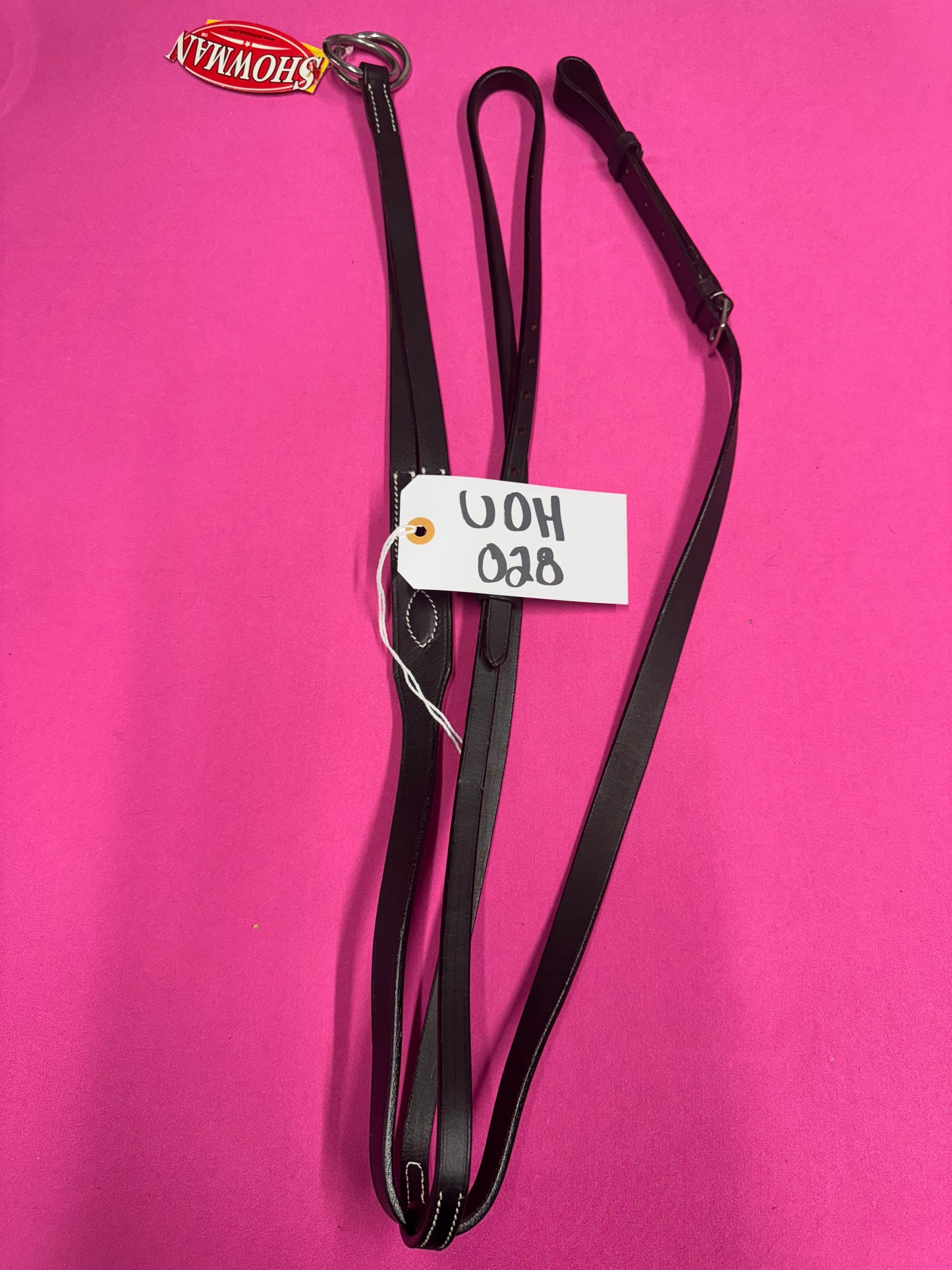 Showman Martingale New With Tags Black Leather