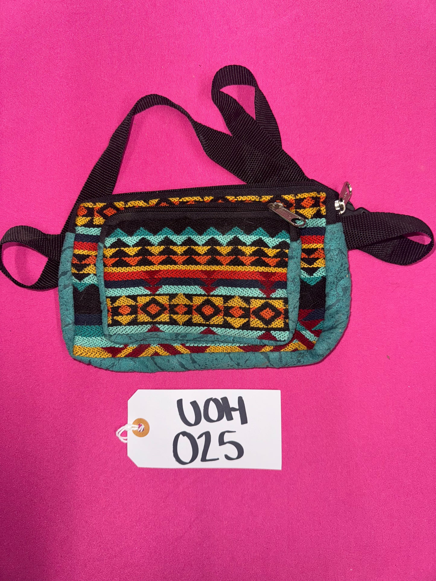 Turquoise Aztec Fanny Pack